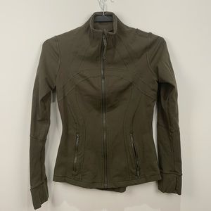 Lululemon Define Jacket Olive Green Size 6
